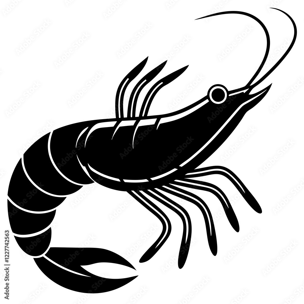 Orange Shrimp Illustration in Vector Art with Minimalist Design
Orange Shrimp Illustration in Vector Art with Minimalist Design