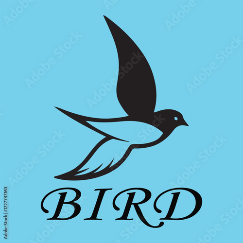 Flying dove vector illustration, a symbol of peace and freedom