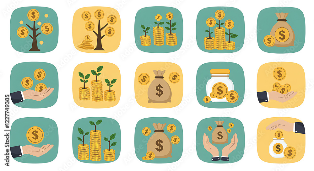 Obraz premium a tree that grows on money investment growth ideas