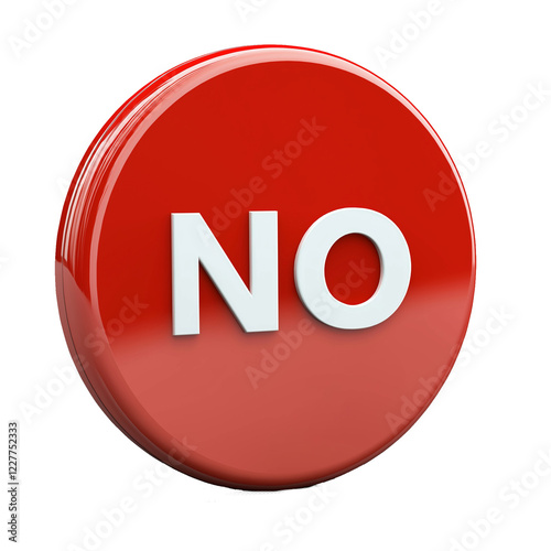 Free Download 3D Cartoon-Style Illustration of Negative Cross Mark: Symbolizing Rejection or Disagreement - GFXLoad