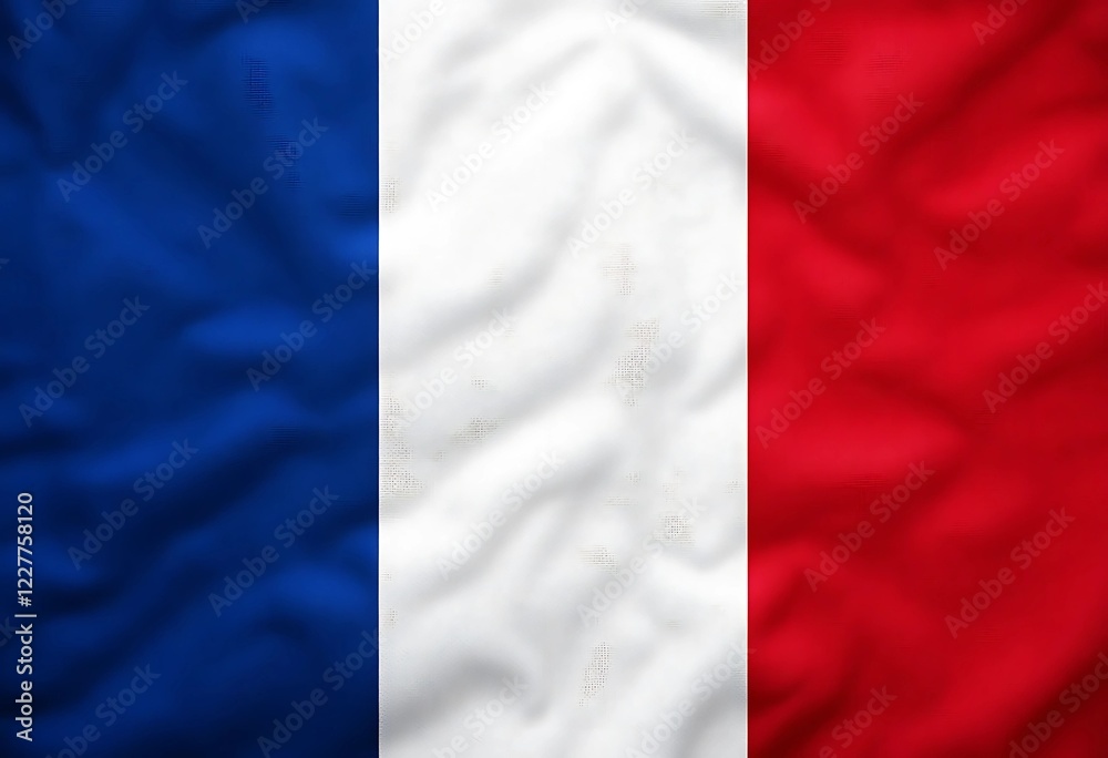 Eye-catching rendering of the France flag with high saturation and impeccable digital precision.
Eye-catching rendering of the France flag with high saturation and impeccable digital precision.