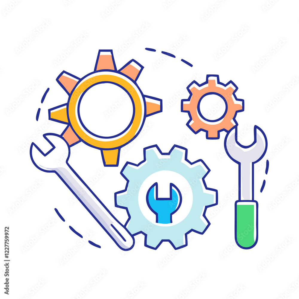 tools and gear icon, tools and gear vector illustration-simple illustration of tools and gear, perfect for tools and gear logos and icons tools and gear icon, tools and gear vector illustration-simple illustration of tools and gear, perfect for tools and gear logos and icons