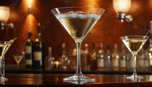 Wallpaper Mural Classic martini with olives in an elegant bar setting Torontodigital.ca