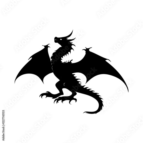 Creative and new Dragon Silhouette