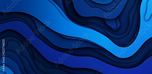 Abstract futuristic background with glowing neon moving high-speed wave lines and bokeh lights. AI Technology and Data transfer concept. Fantastic wallpaper. photo