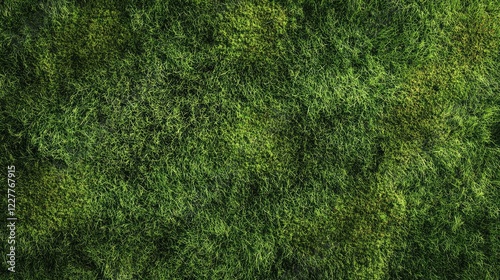 Mossy green grass field texture in ultra high definition ideal for gaming website backgrounds and wallpapers featuring empty text space