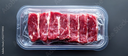 Food preservatives for extending shelf life and ensuring safety in packaged meat with space for additional information or marketing text photo