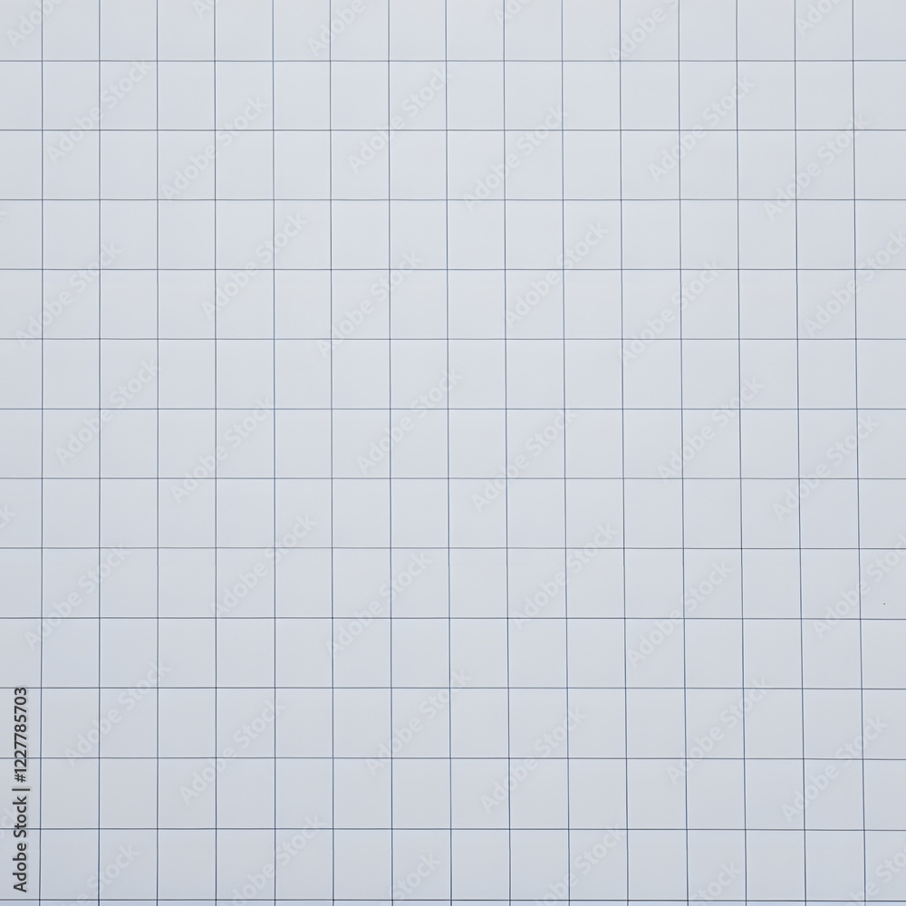 Clean white graph paper with light blue grid lines in soft neutral lighting representing minimalism and professionalism Clean white graph paper with light blue grid lines in soft neutral lighting representing minimalism and professionalism