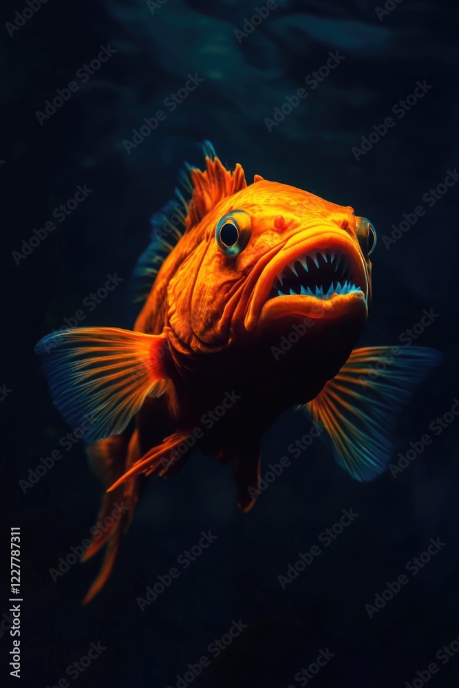 Fototapeta premium Goldfish Underwater