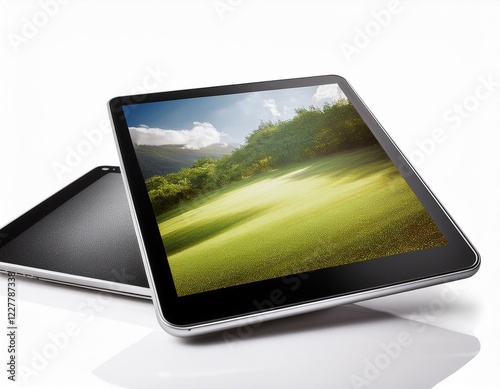 Obraz na płótnie tablet pc isolated on white background