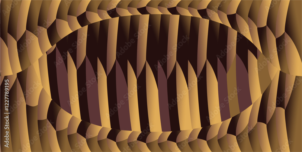 Obraz premium a composition of curved lines and brown gold gradient colors as background inspiration for graphic designs or ornaments for use in art