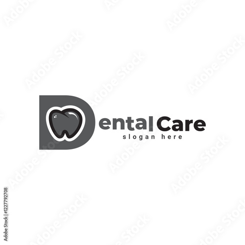 Dental creative idea logo wordmark. Dental Health, dental care and dental clinic. Logo for health, dentist and clinic.