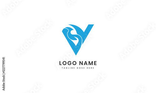 Abstract  v logo