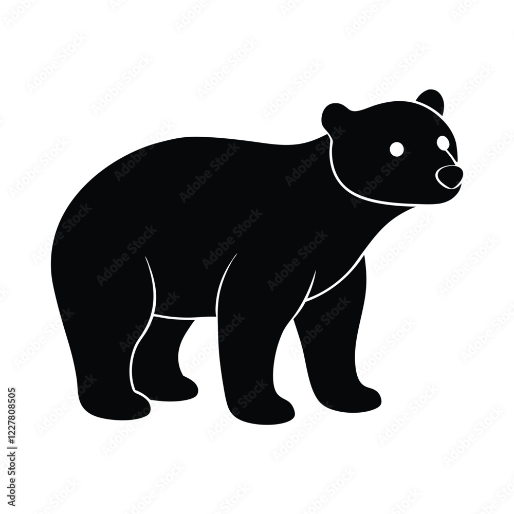 Fototapeta premium illustration of a bear