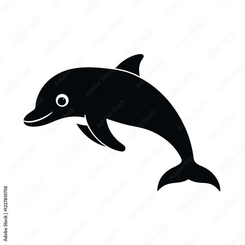 dolphin isolated on white background dolphin isolated on white background