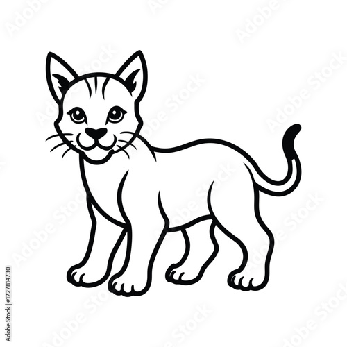 illustration of a cat