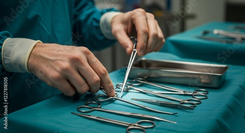Precision Instruments in Surgery: A Close-Up of Surgical Tools and Techniques in Use
