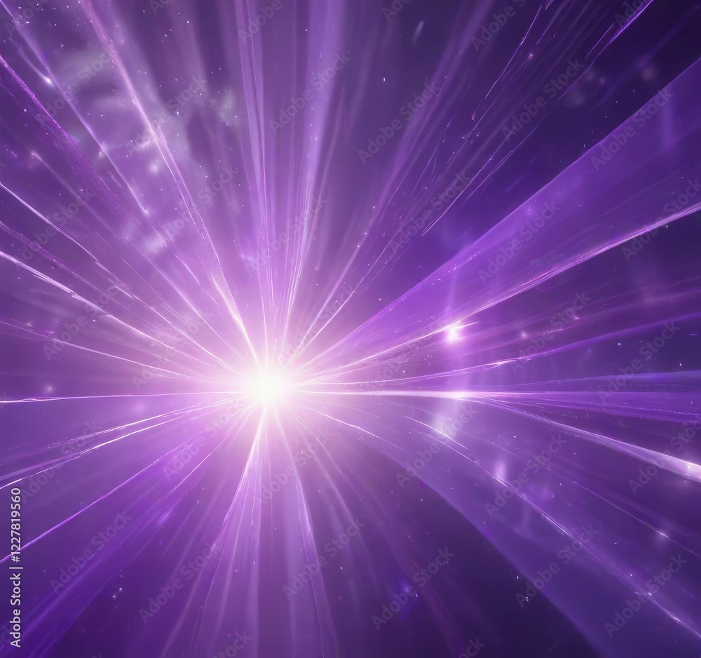 Obraz premium Softly glowing purple rays illuminate a shimmering abstract background, abstract background, subtle radiance, shimmering texture