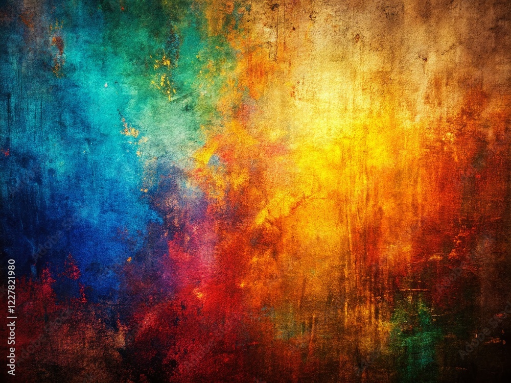 Fototapeta premium Dark Grunge Canvas Texture: Low Light Stained Background for Design