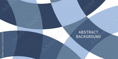 Modern geometric creative Background. Overlay Rings in blue colors. Abstract flowing curvy shapes. Grainy texture. Template for sale banner poster, presentation, brochure, business card, header design