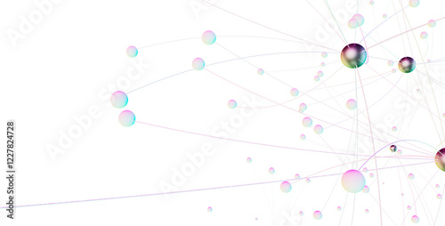 Gene lines and nodes, biolo...