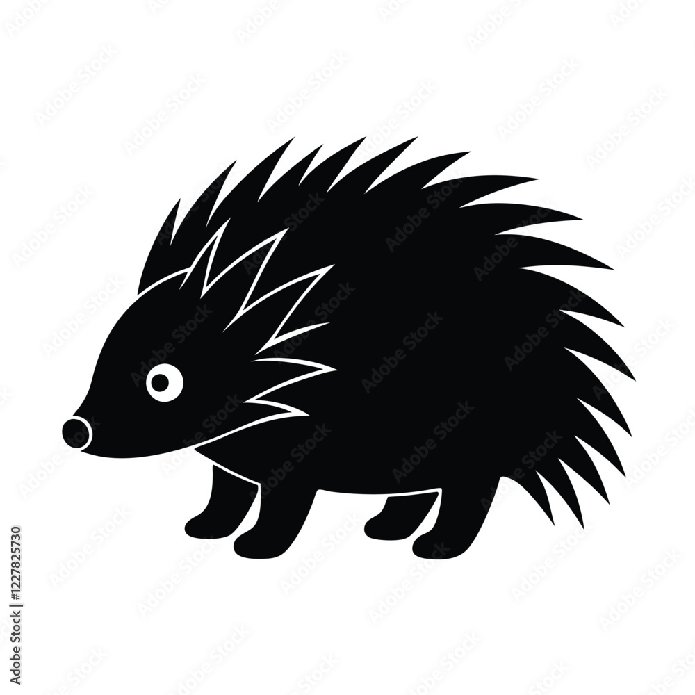 hedgehog on a white background hedgehog on a white background