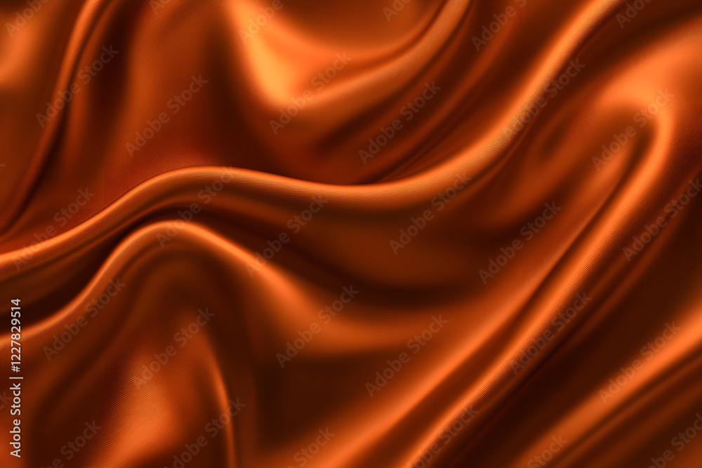Obraz premium Orange silk, Orange fabric texture, silk, Orange backgrounds, satin, fabric textures, Orange satin, silk textures, HD wallpaper