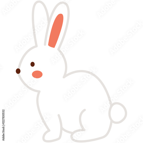 cute Easter bunny illustration