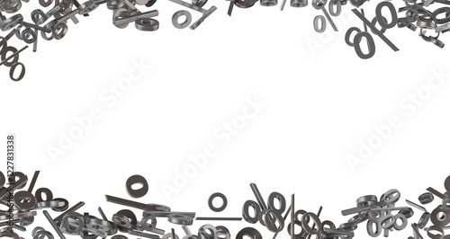 3d Sales icons floating in ...