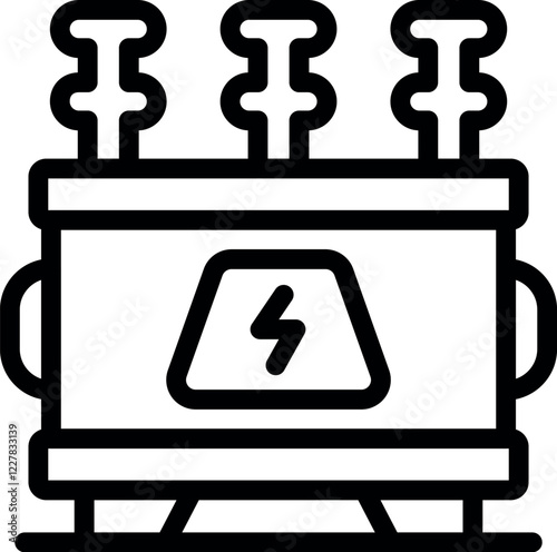 Electric transformer distributing electricity, power supply, electric energy