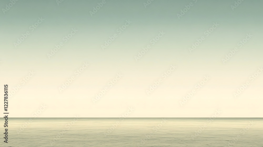 Obraz premium Serene Seascape Minimalist Ocean View