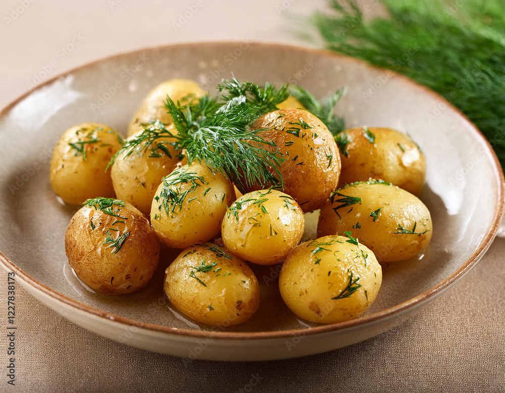 Młode ziemniaki z koperkiem Młode ziemniaki z koperkiem