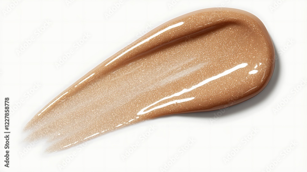 Shimmering Beige Cosmetic Product Swatch Sample Shimmering Beige Cosmetic Product Swatch Sample