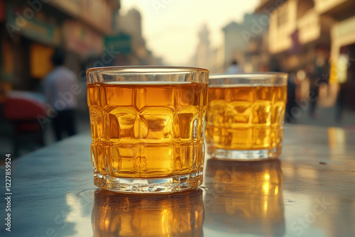 Indian Tea In Glass