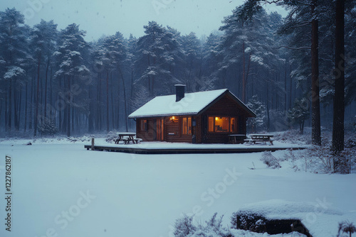 Winter Cabin