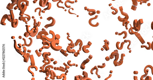 question icons, original 3d...