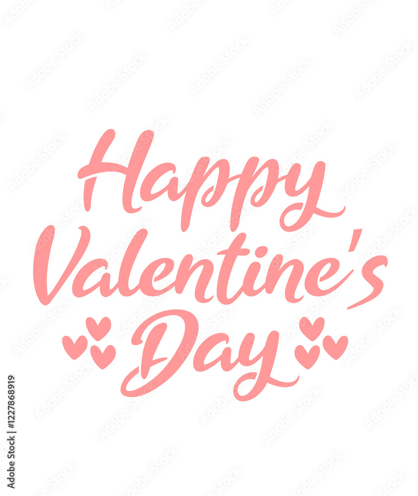 Happy Valentine’s Day typography text on plain white transparent isolated background for card, shirt, hoodie, sweatshirt, apparel, tag, mug, icon, poster or badge Happy Valentine’s Day typography text on plain white transparent isolated background for card, shirt, hoodie, sweatshirt, apparel, tag, mug, icon, poster or badge
