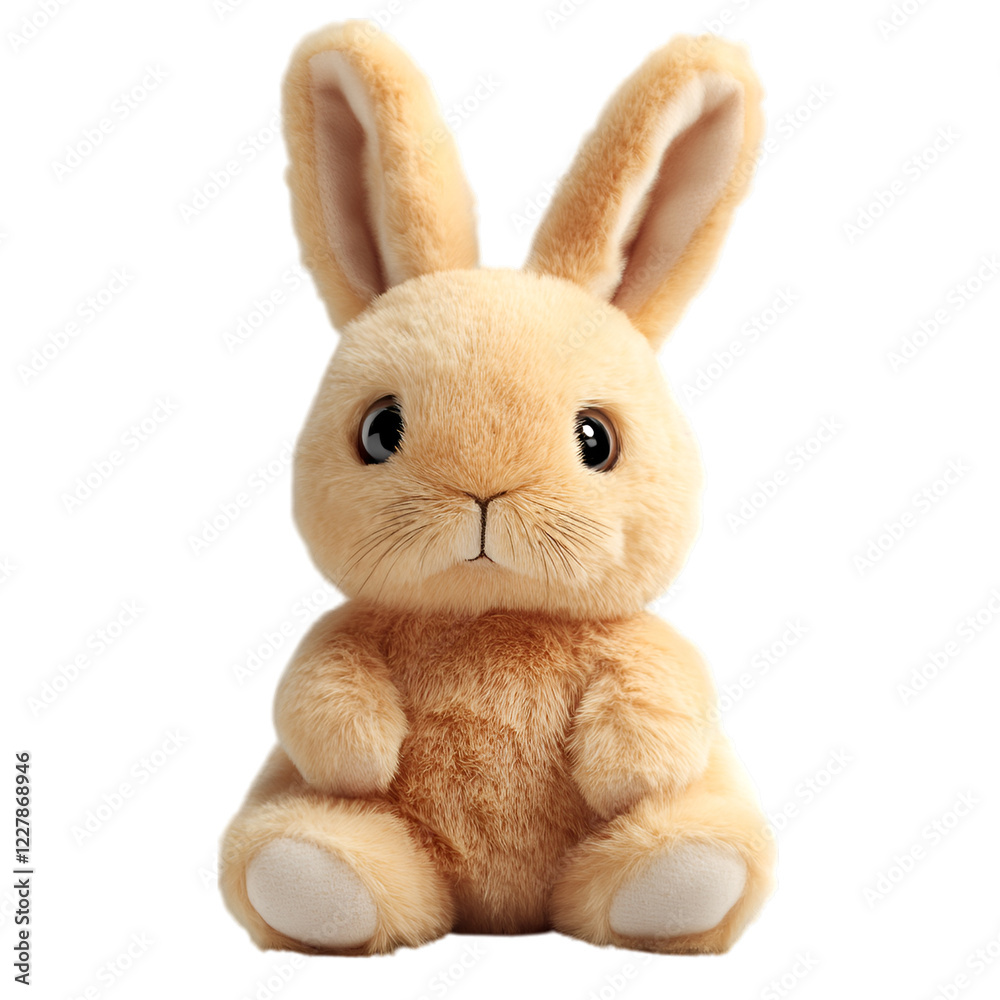Obraz premium Cute plush toy bunny rabbit