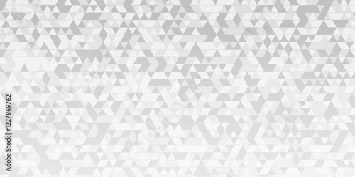 Seamless white, gray cube square low polygon texture wallpaper. abstract surface creative diamond pattern corporate. gray polygon Mosaic triangle overlap texture background.