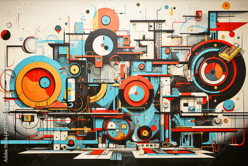 Imagination Concept Abstract Colorful Painting