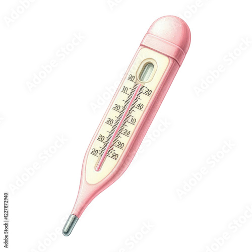 Pink Medical Clipart Vector Illustration