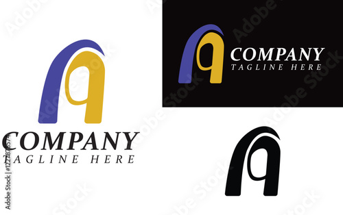 Alphabet letter icon logo A logo, Minimal Letter A professional Business logo, initial Letter A logo Icon, Initial Logo Template