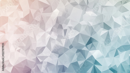 Abstract geometric pattern with soft colors and sharp angles in digital design canvas