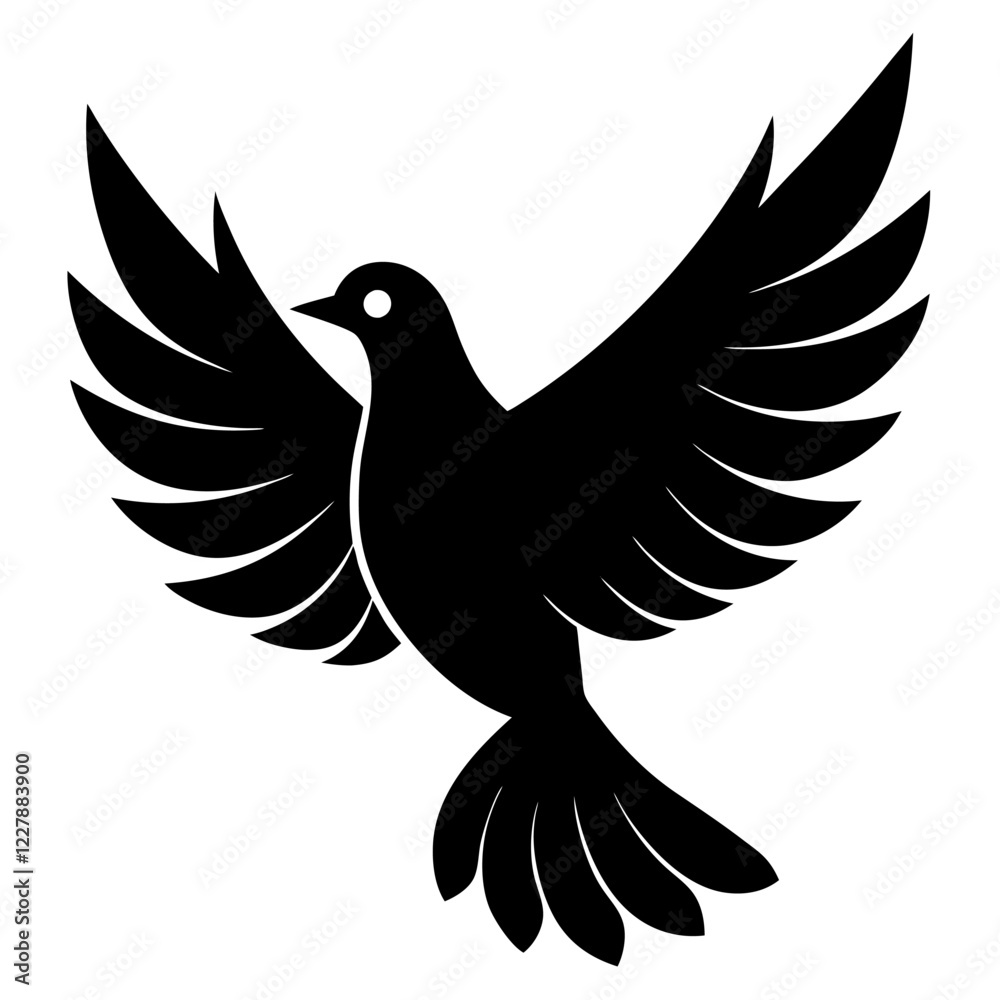 Obraz premium dove with wings