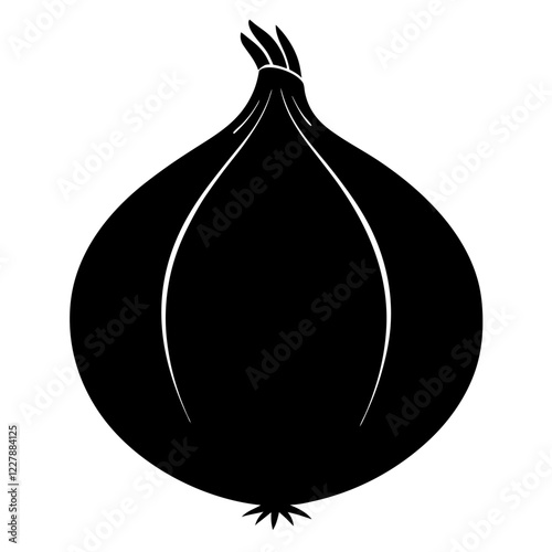 onion isolated on white