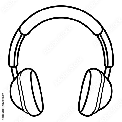 headphones icon isolated vector illustration  