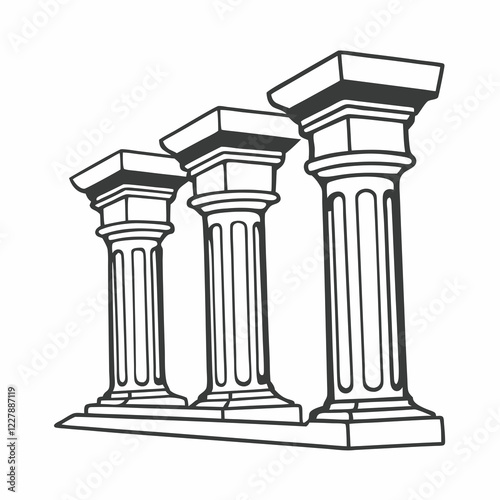 column isolated