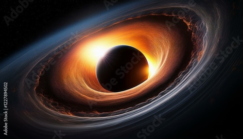 black hole, AI generated