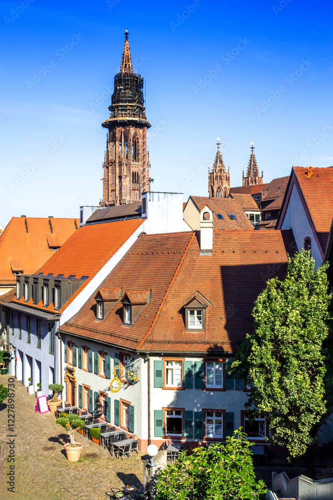 Obraz premium Münster, Freiburg im Breisgau, Deutschland 