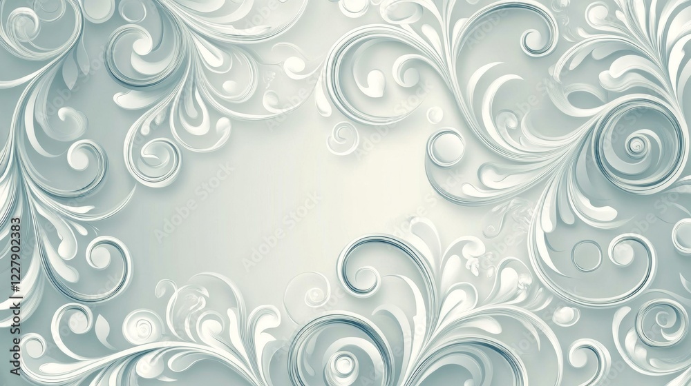 Abstract vector background with curls. Can be used for greeting cards, invitations, business cards. Abstract vector background with curls. Can be used for greeting cards, invitations, business cards.